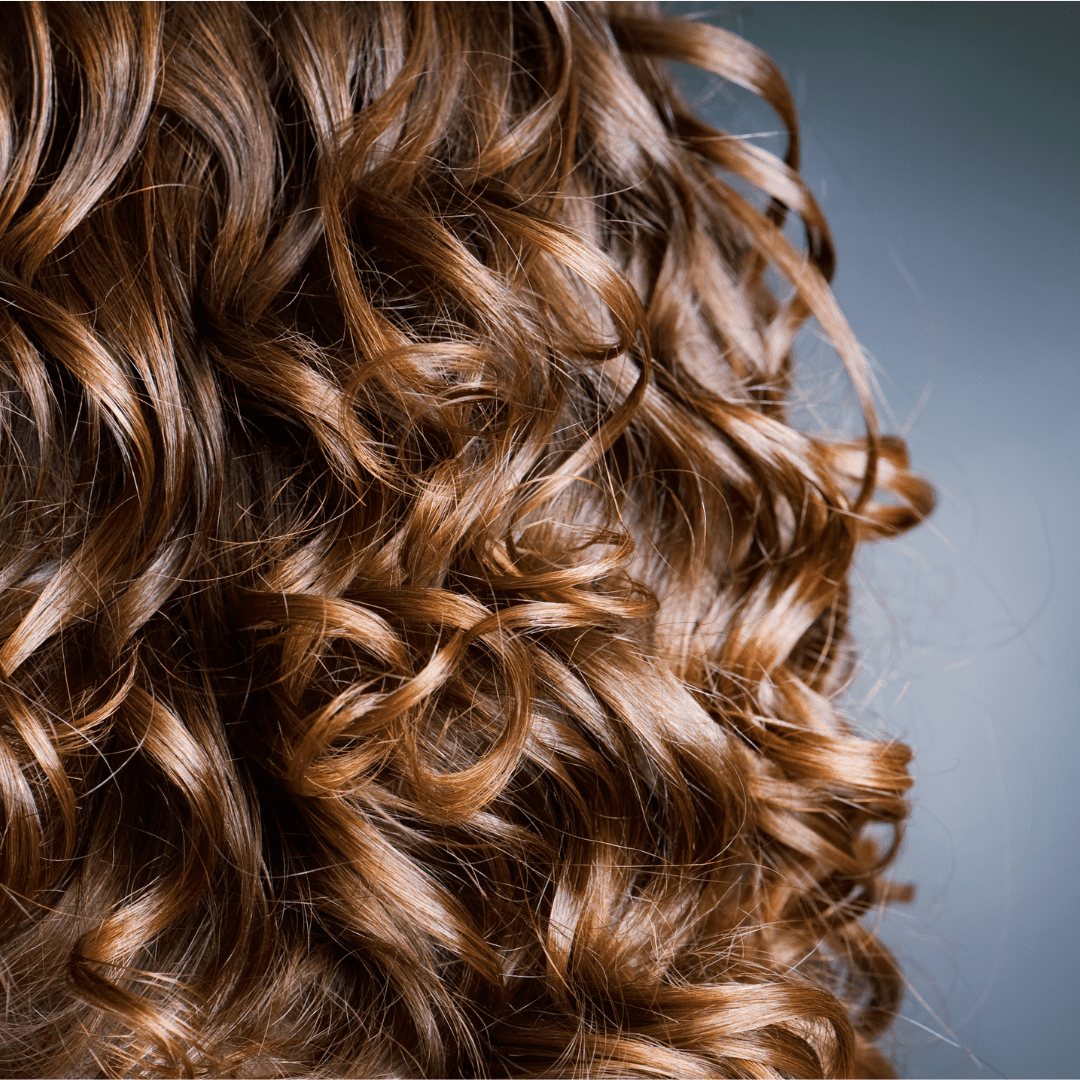 wavy brown hair