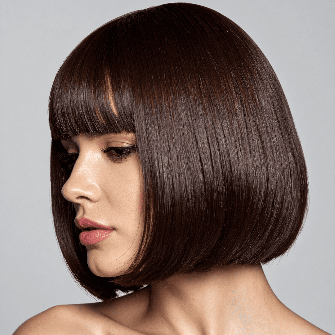 womans bobcut style